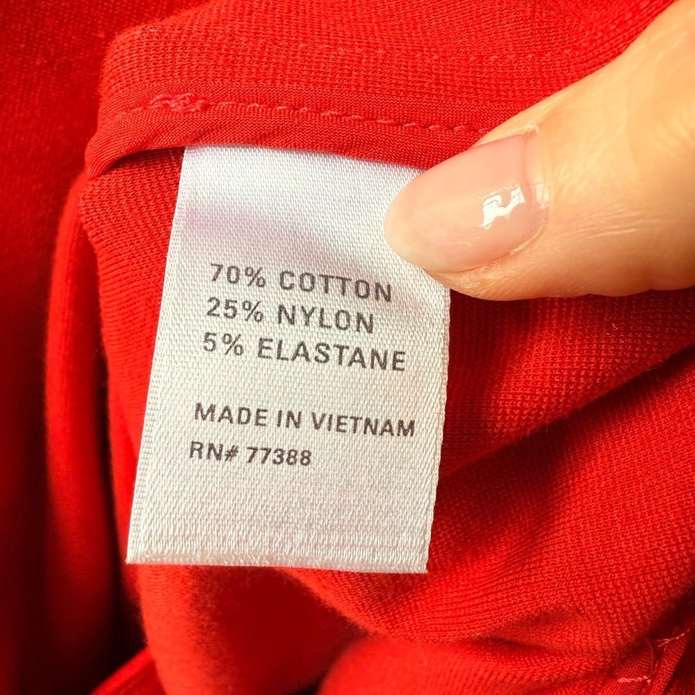 Madewell Red Sleeveless A-Line Cocktail Dress - Picture 4 of 4